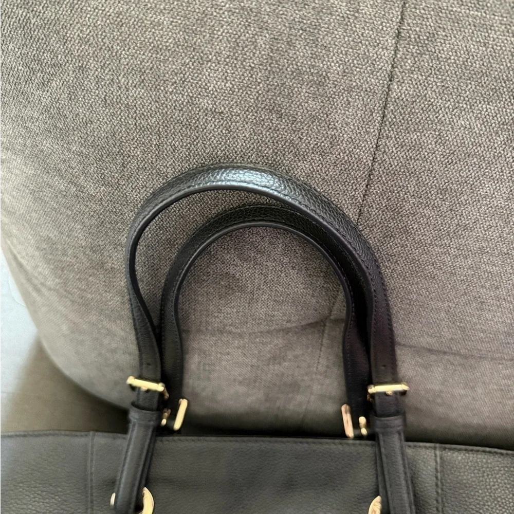 Michael Kors Black Pebbled Leather Tote